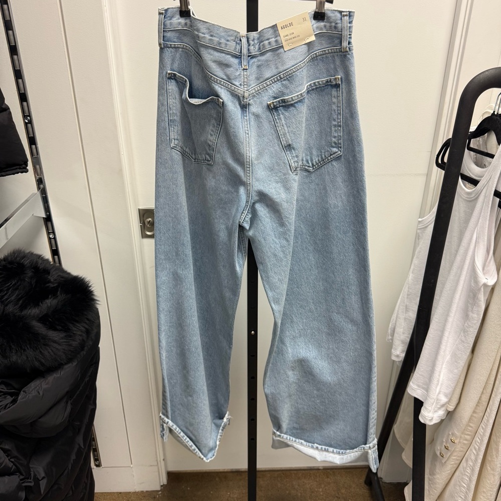 Agolde Dame Wide Leg Jean Showdown 31 - Picture 2 of 3